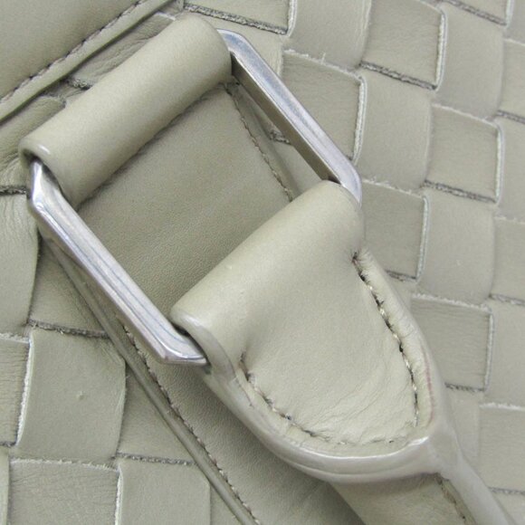 BOTTEGA VENETA Green Leather Intrecciato Tote Bag - Picture 9 of 15